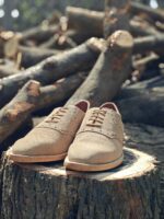 LIGHT CREAM SUEDE LEATHER BOOTS - Image 3