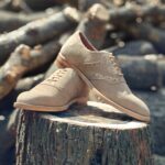 LIGHT CREAM SUEDE LEATHER BOOTS