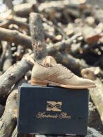 LIGHT CREAM SUEDE LEATHER BOOTS - Image 2