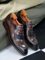 PREMIUM LEATHER PLANE TOE SHOES - Image 4