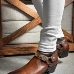 Tan Leather Sunbeam Steppers Ravien Harness Chelsea Boots