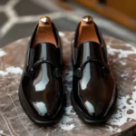 Black Leather Charm Craze Tassel Loafer - Summer 2024 Collection: The Royale Collection - Image 4