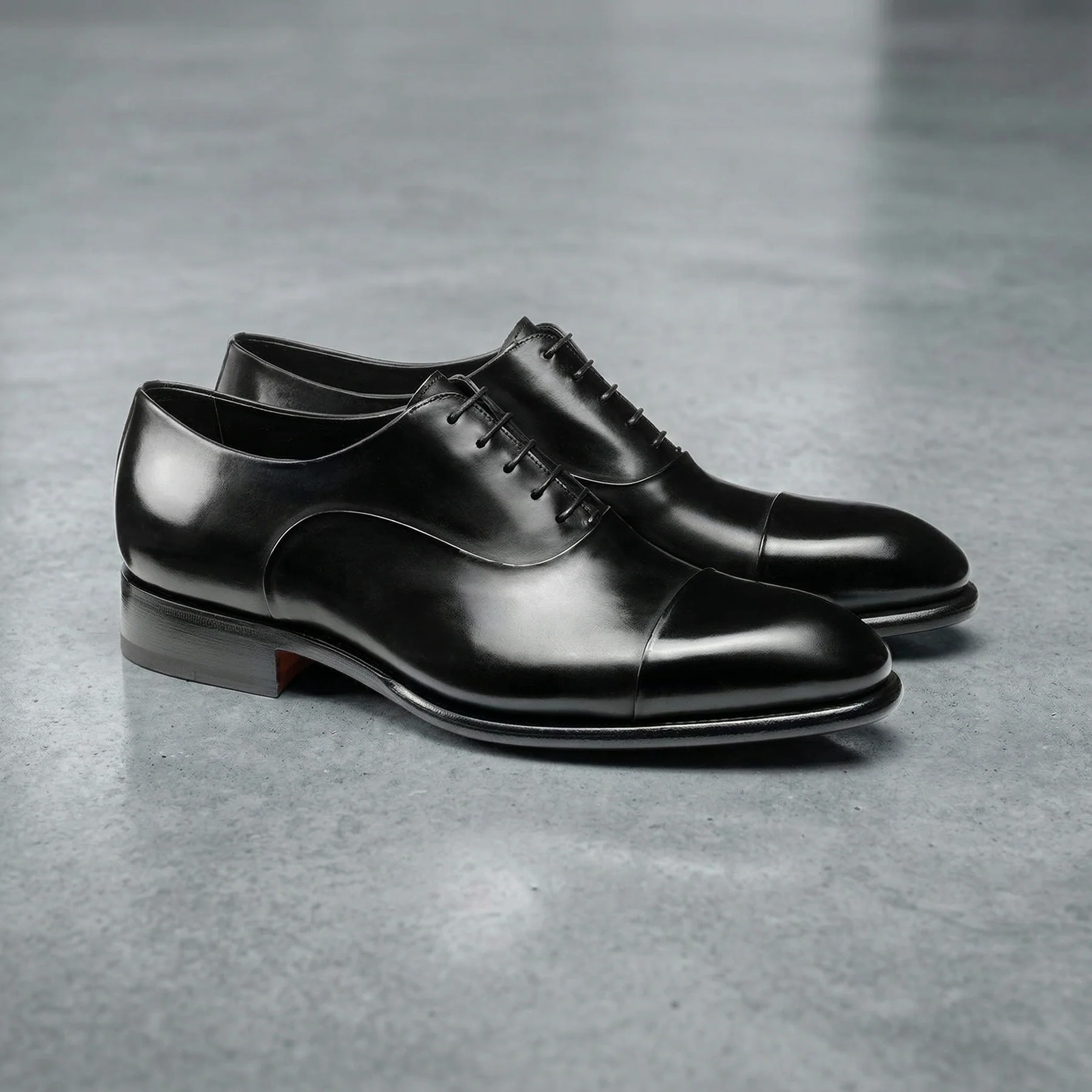 17-1 Leather Woodford Balmoral Toe Cap Oxfords - Formal Shoes - Image 1