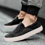Leather Wheat Whisper Slip On Sneakers - Summer 2024 Collection