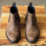 Brown Nubuck Leather Bartolo Chelsea Boot - Image 2