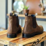 Brown Nubuck Leather Bartolo Chelsea Boot - Image 3