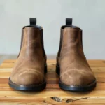 Brown Nubuck Leather Bartolo Chelsea Boot - Image 4