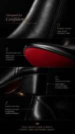 Milano Black Leather Ankle Boots - Image 4