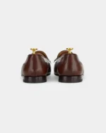 Wavestep Maruse | Brown Antiqued Calf Leather Belgian Tassel Lofers - Image 3
