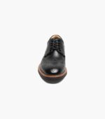 Wave Step Creations Black Classic Brogue Derby Shoes - Image 3